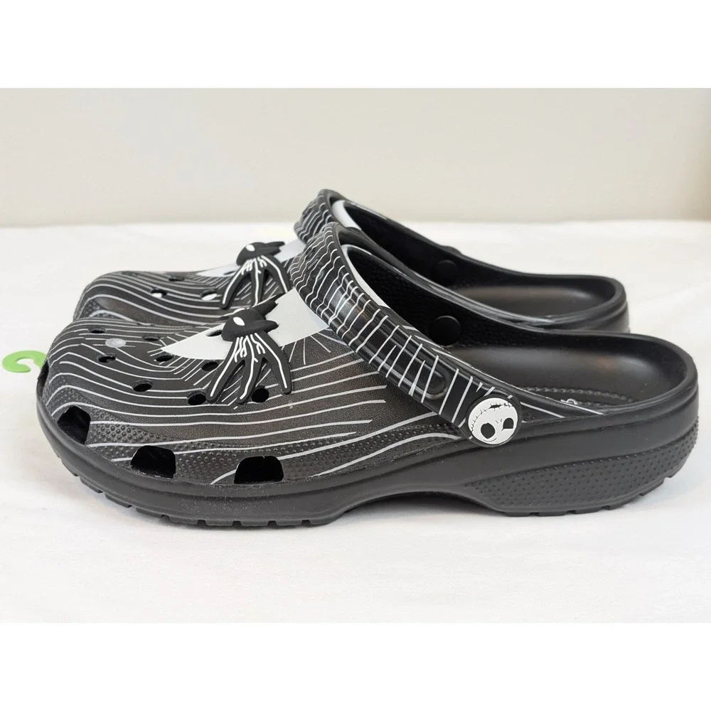 Crocs Nightmare Before Christmas Jack Skellington Clogs Men's 11 NWT